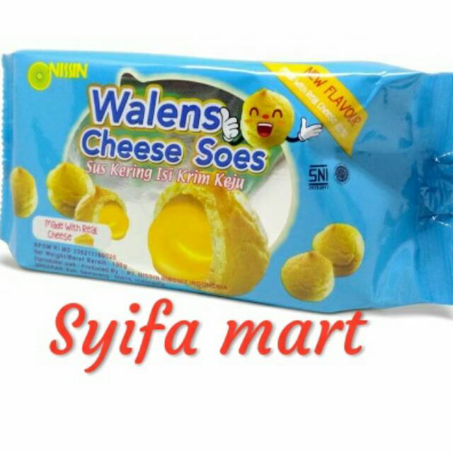 

Nissin Walens cheese soes 100g