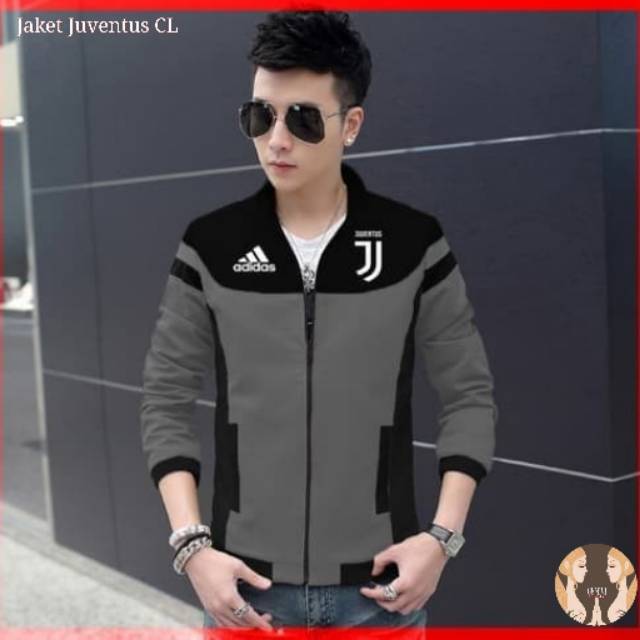 Jaket Juventus CL Jaket Jacket Pria Cowok Cowo Jepang Korea Trendy Modern Sporty Club Juventus Juve