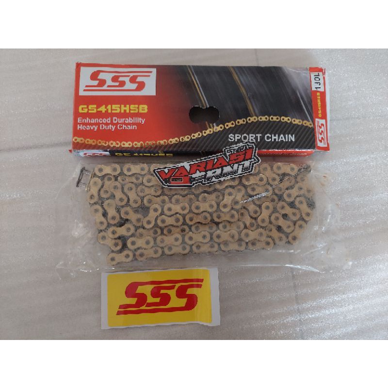 Rantai Triple S Gold 130L SSS
