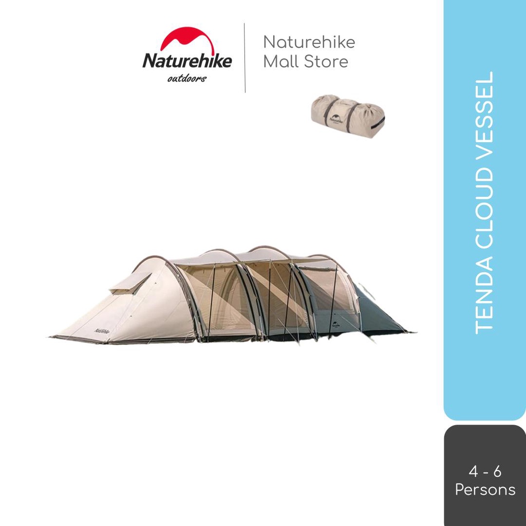 TENDA CAMPING / GLAMPING / TUNNEL CLOUD VESSEL NATUREHIKE NH20ZP015