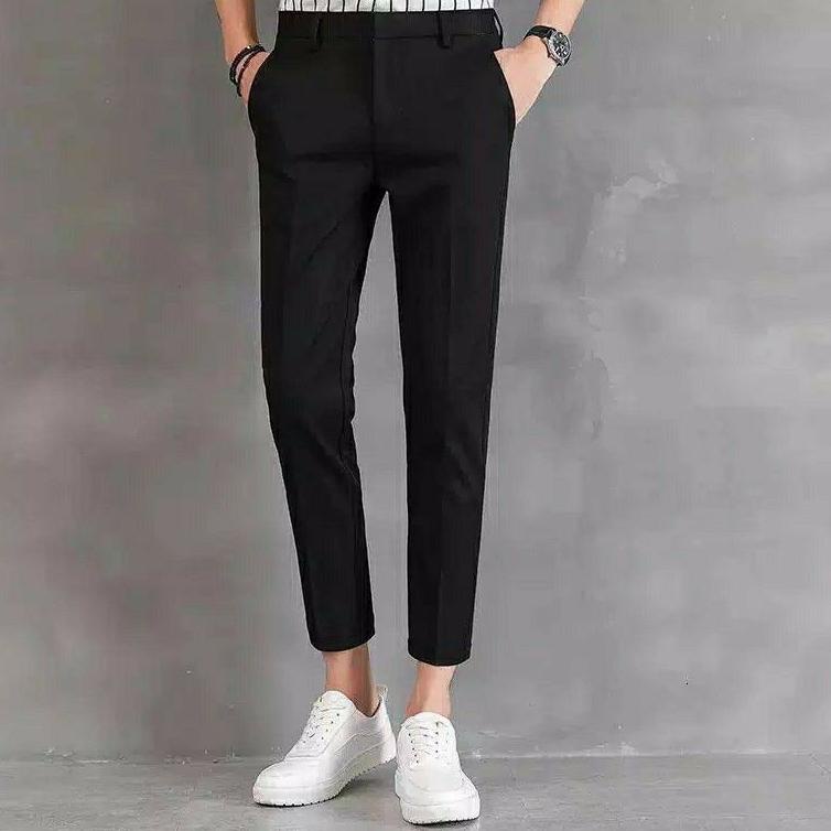 (SALE) ANKLE PANTS CELANA ANKLE PANTS PANJANG PRIA CELANA ANKLE PANTS SLIM FIT CELANA SIRWAL