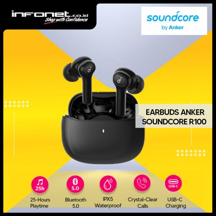 EARBUDS ANKER SOUNDCORE R100 BLACK