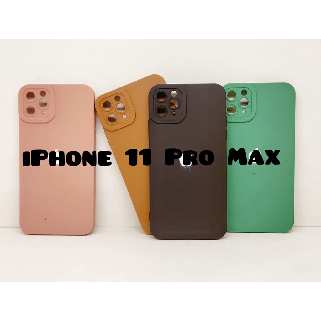 Luxury Soft Matte Case 9D iPhone 6 7 8 Plus X XR XS MAX 11 11Pro 11ProMax Solid Color Angel Eye Lens