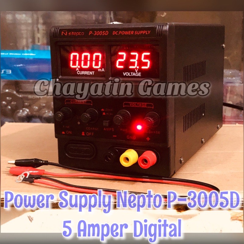 Power Supply HP Merk Nepto Type P-3005D 5 Amper (DIGITAL)