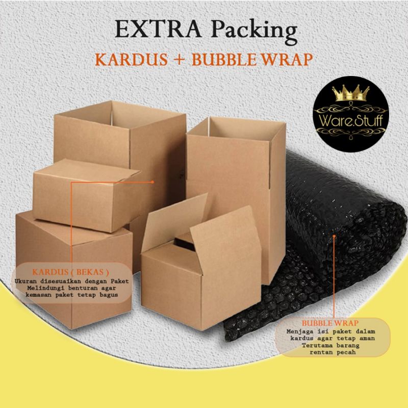 

EXTRA Kardus dan Plastik Bubble (Bubble Wrap) Untuk Packing Tambahan