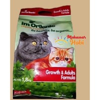 Makanan Kucing Organik IM ORGANIC Growth Adult IMO GA 1,8 1.8 kg 1,8kg