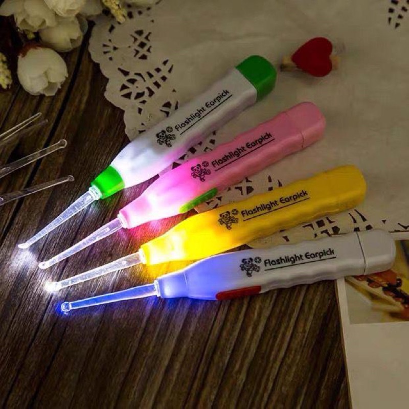 KOREK KUPING LED / PEMBERSIH TELINGA ANAK DEWASA / EARPICK FLASHLIGHT LED JRW0087