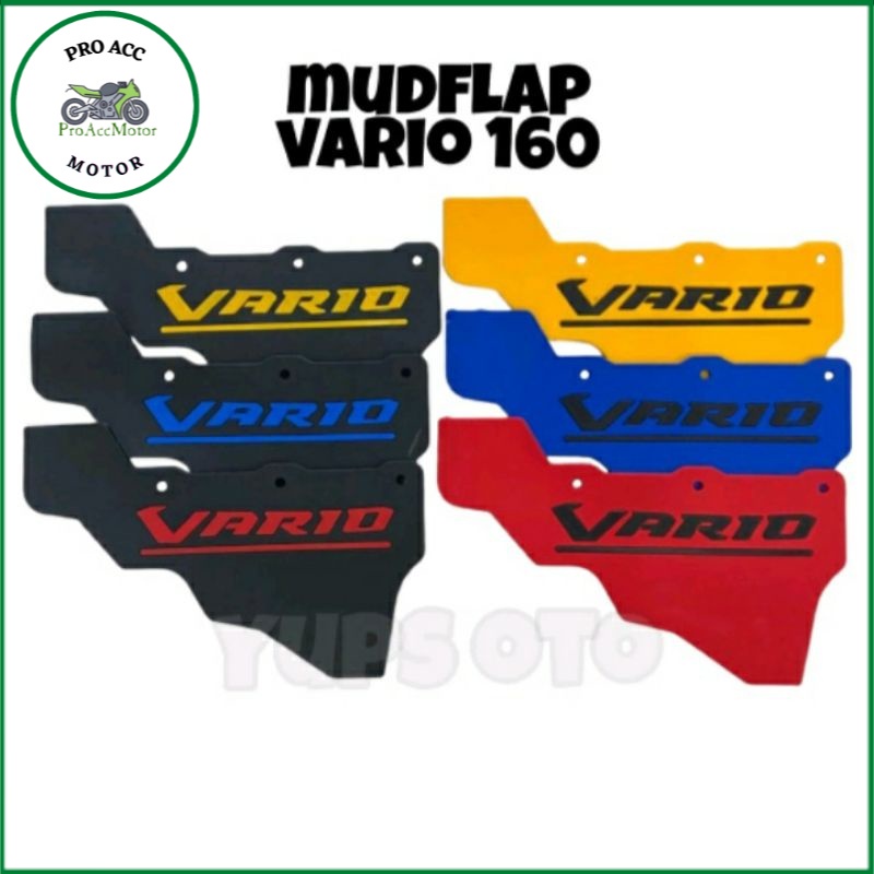 Penahan lumpur kolong VARIO 160 Mudflap VARIO 160 bahan karet