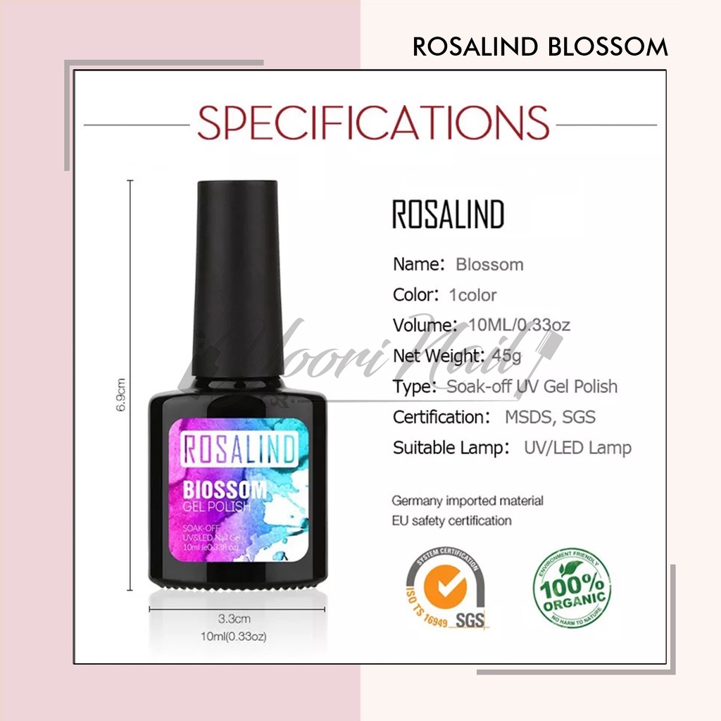 Rosalind blossom effect kutek gel 10ml blossom effect gel