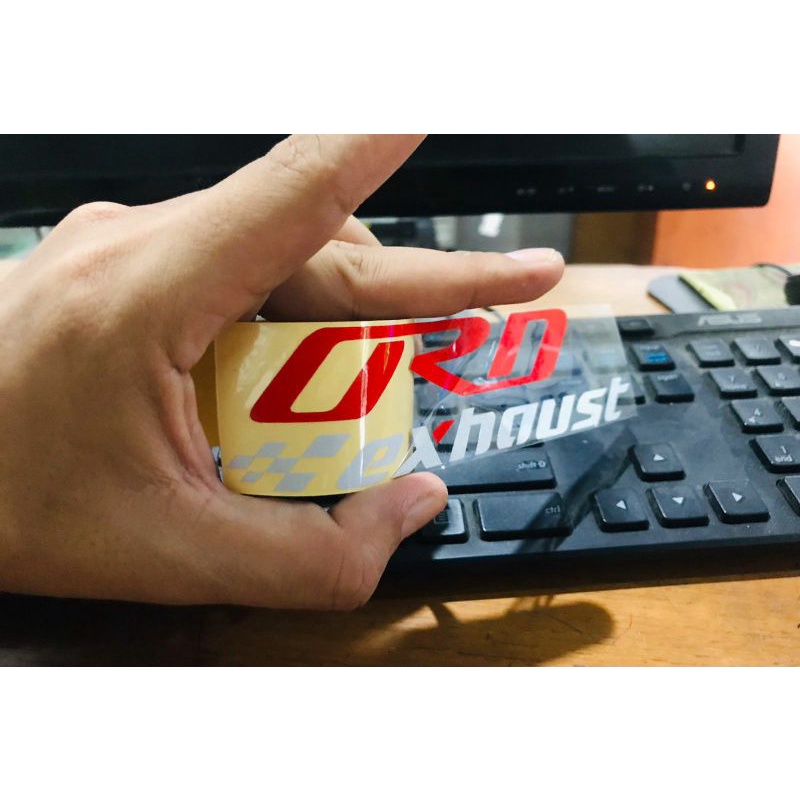 Sticker Cutting ORD Exhaust