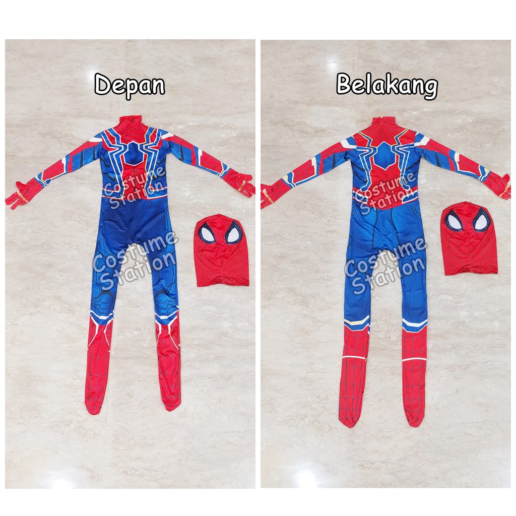 Kostum Spiderman Marvel Avengers / Costume Avenger anak laki