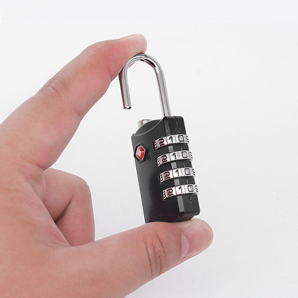 Top TSA Customs Lock Hardware Pelindung Koper Pengaman 4digi Combination Lock