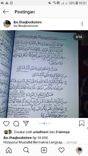 Hidayatul mustafid makna pesantren