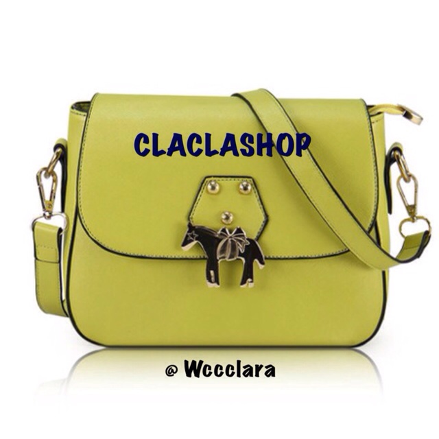 Tas Selempang Wanita Murah Fashion Casual Import Hongkong|Sling Bag Hijau Lumut