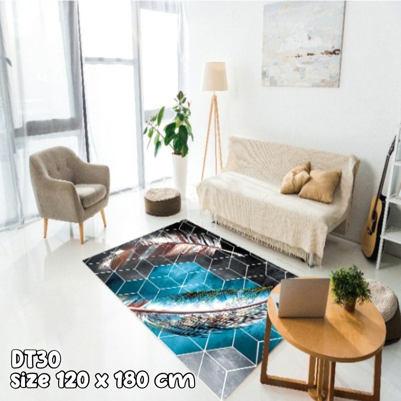 PROMO KARPET Rumah Klasik Design Permadani Murah &amp; Berkualitas karpet Anti Slip  Ukuran 160 CM X 210 CM -COD