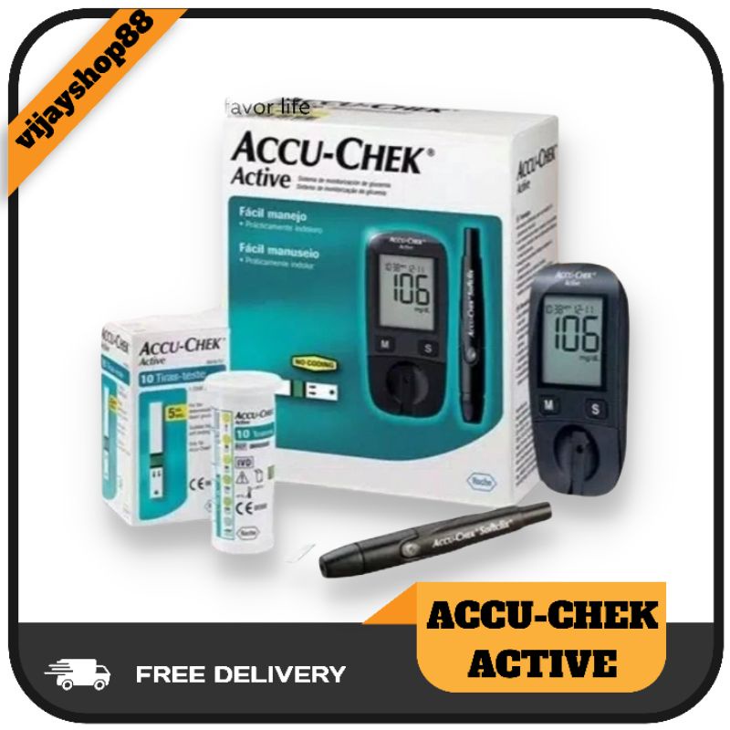 ACCU-CHEK Active / Alat Test Gula Darah - Chek aktive