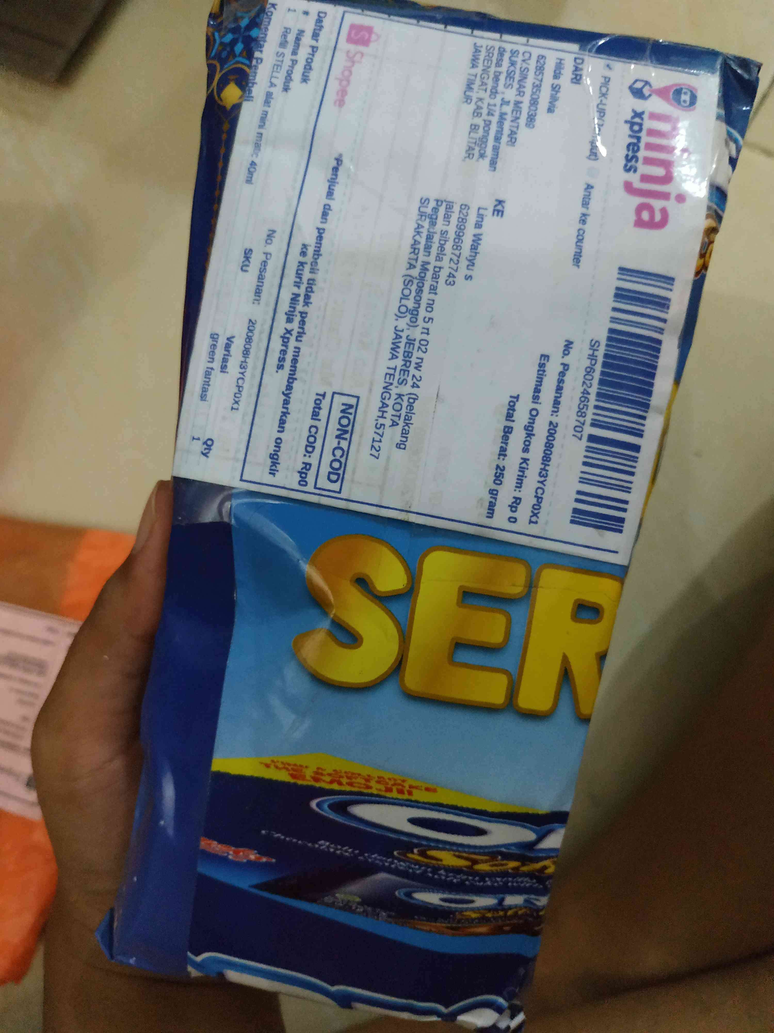 Refill Stella Alat Mini Matic 40ml