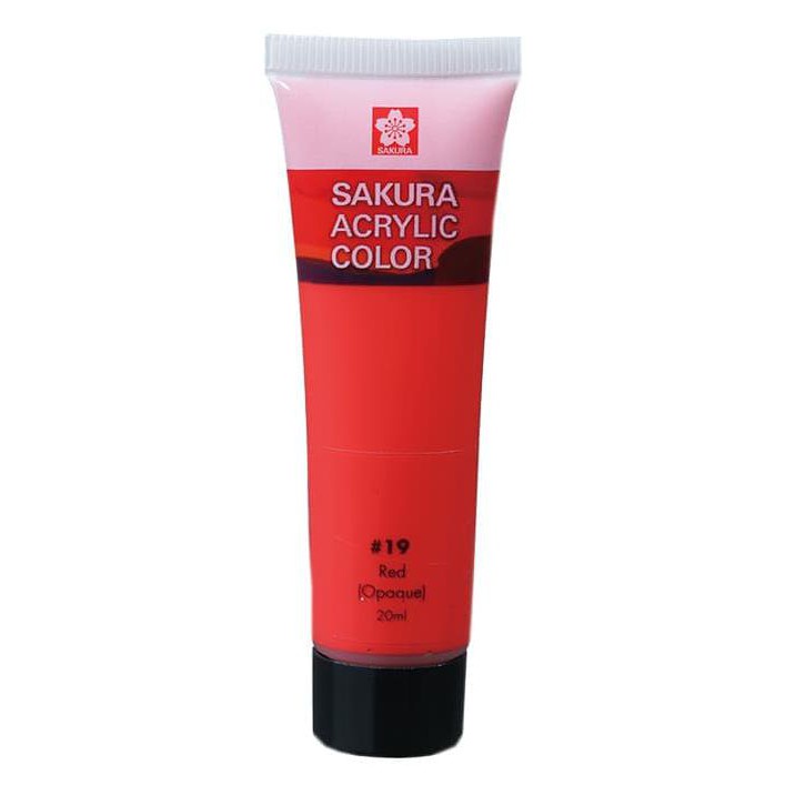 

Gramedia Banjarmasin - Sakura Acrylic 20ML Red #19