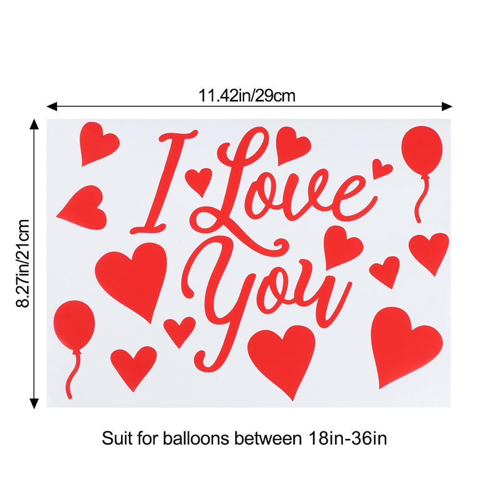 Nanas I Love You Baru Dekorasi Pesta DIY Hadiah Bobo Balon Transparan