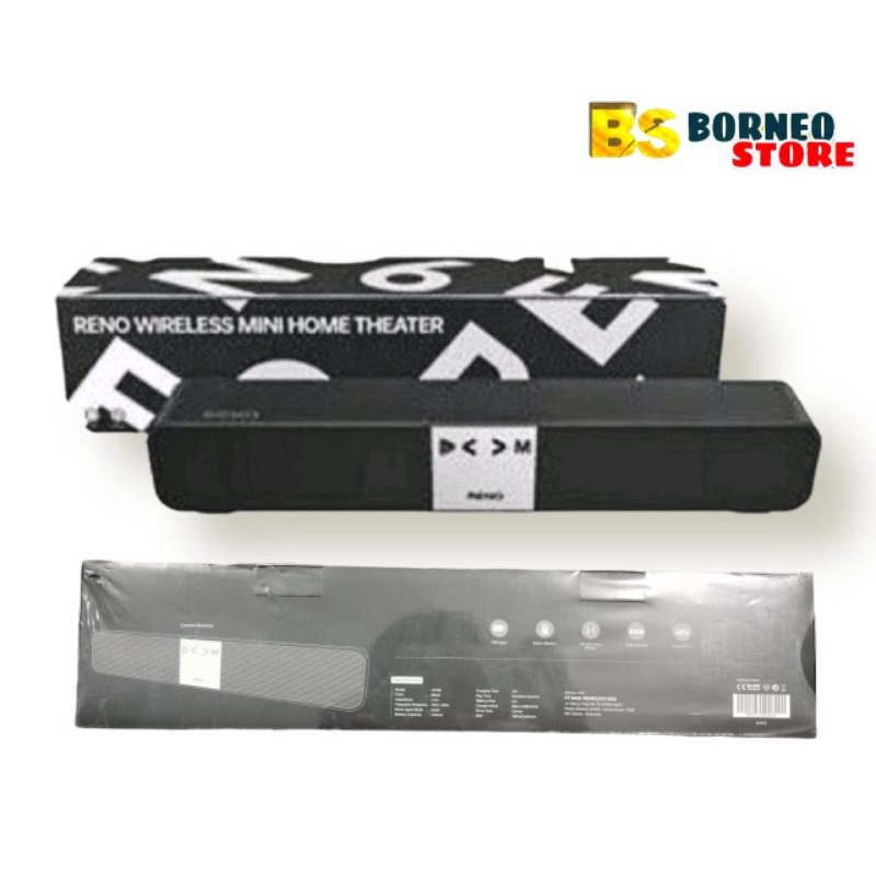 0ASE SPEAKER BLUETOOTH VS-B4 - TREBLE SPEAKER - STREO EFFECT - KEMASAN RENO - RENO WIRELESS MINI HOM