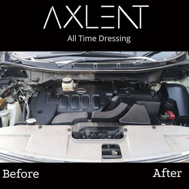 AXLENT ALL TIME DRESSING Penghitam Pengkilap Plastik &amp; Karet 250 ml