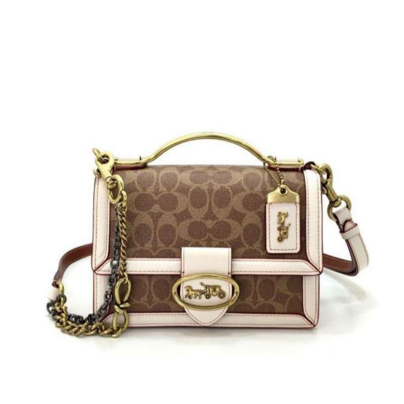 Coach Riley Top Handle 22 In Colorblock (F73937)