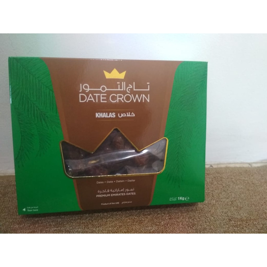 

Kurma Khalas Date Crown 1 box (10 x 1 kg)