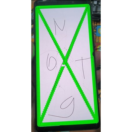 lcd samsung note 9 retak tompel imut