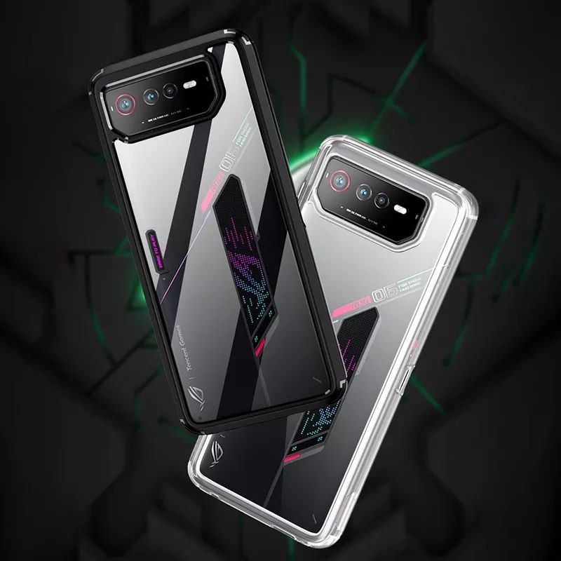 Case Asus Rog Phone 6 & Rog6 Pro Original Acrylic Crystal Clear Cover Casing Hardcase