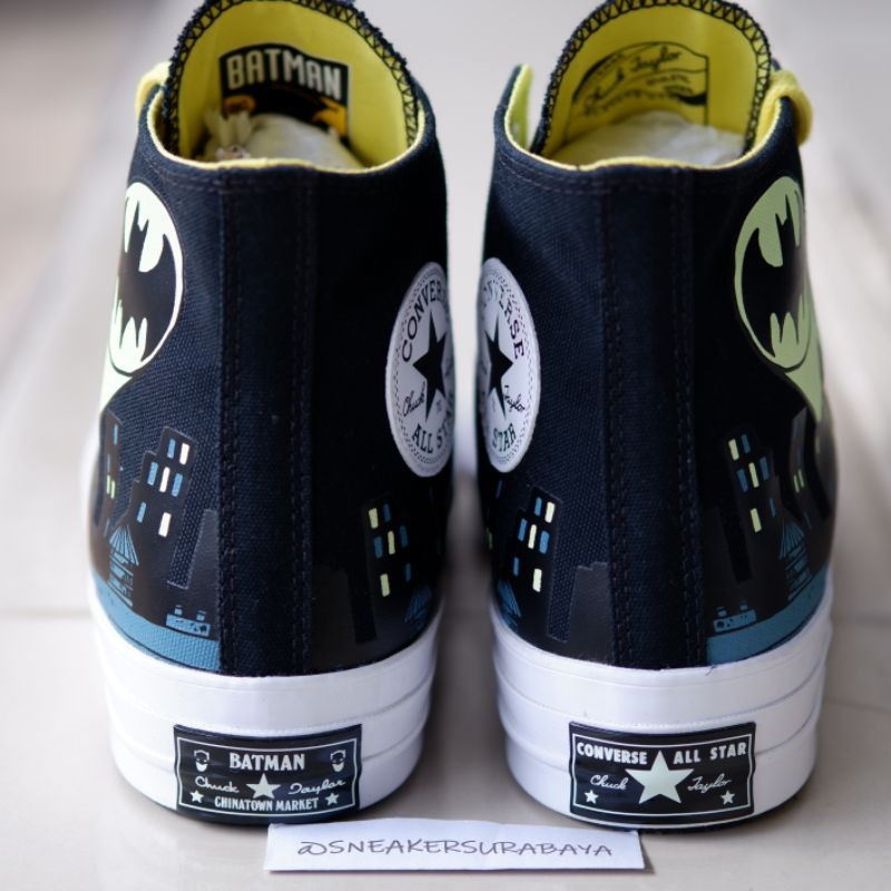 Chinatown Market x Batman x Converse Chuck Taylor 1970s Hi Black CT 70 CT 70s