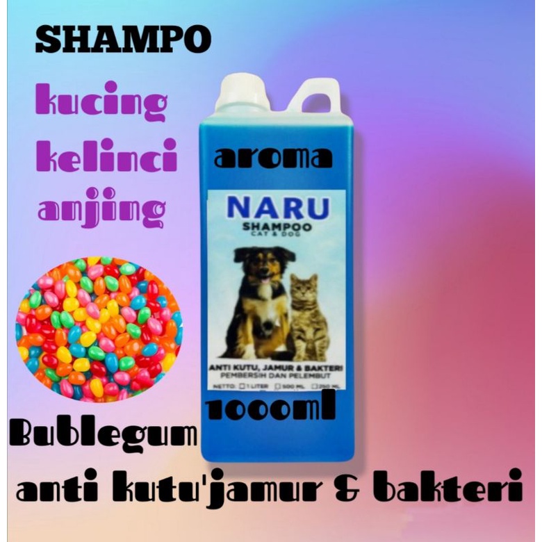 shampo kucing/anjing anti kutu dan jamur netto: 1 liter