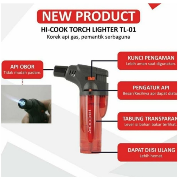 Hi-cook Torch Lighter TL-01