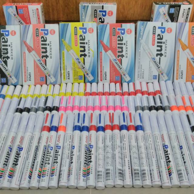 

Spidol toyo ban warna putih
