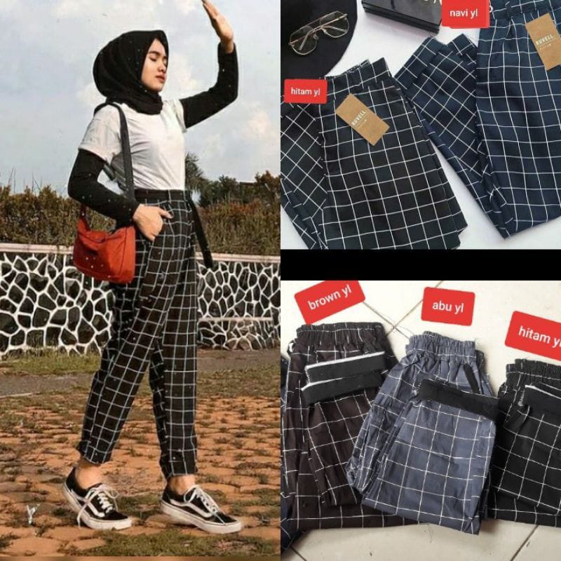 CELANA BAGY PANTS WANITA/CELANA BAGY PANTS KOTAK