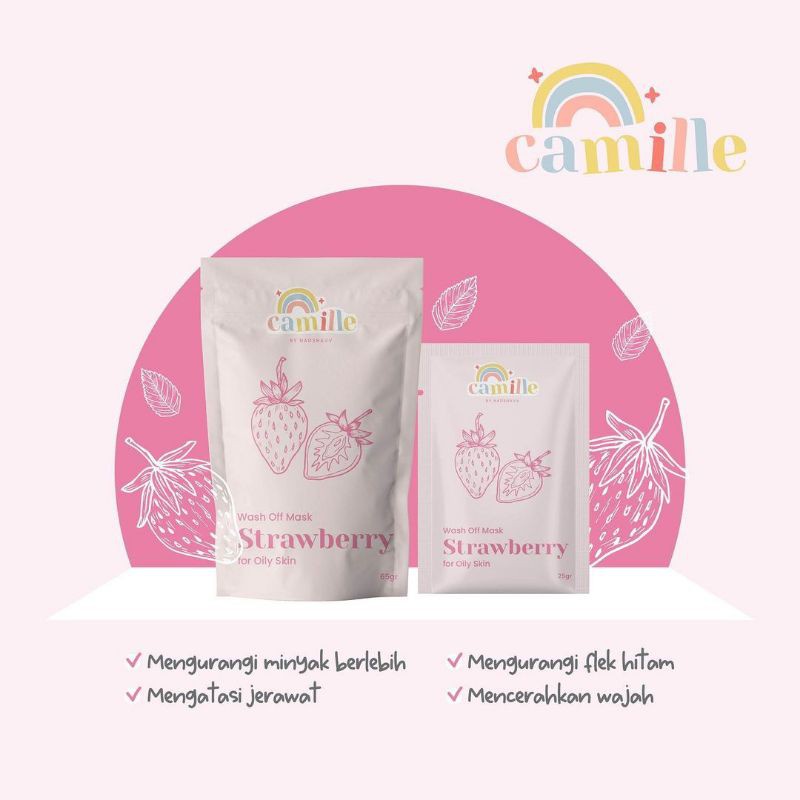 Camille Beaute Masker Wajah by Nadshavv Full size 65gr &amp; Travel Size 25gr