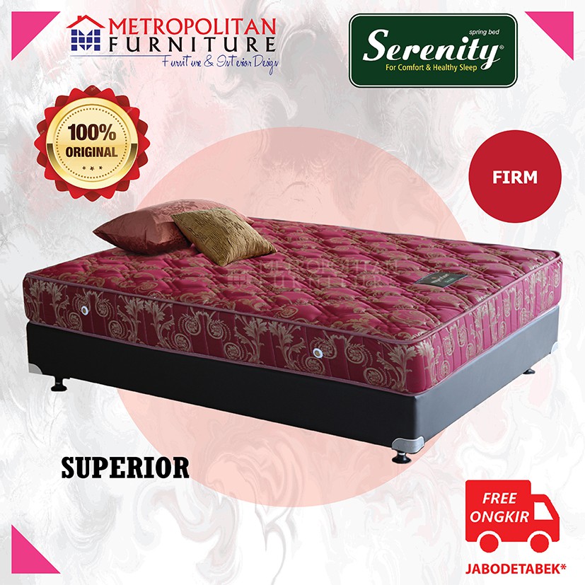 Kasur Spring Bed Elite Serenity Superior Superstar Kasur Divan Tanpa Sandaran Shopee Indonesia