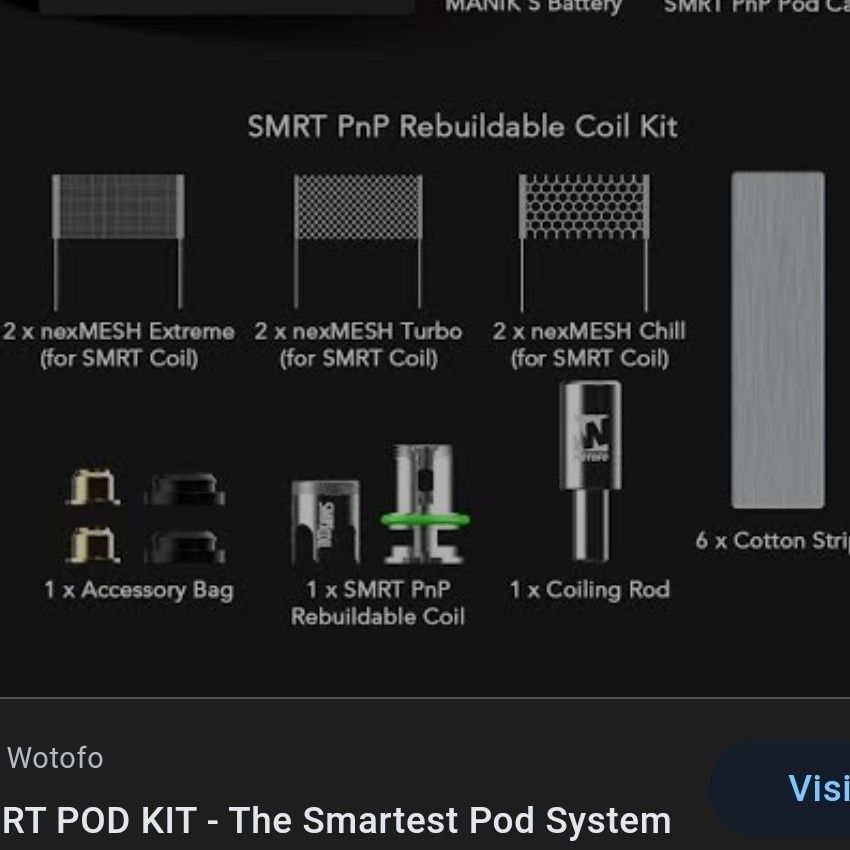 WOTOFO SMRT RBK COIL 0.2 PNP