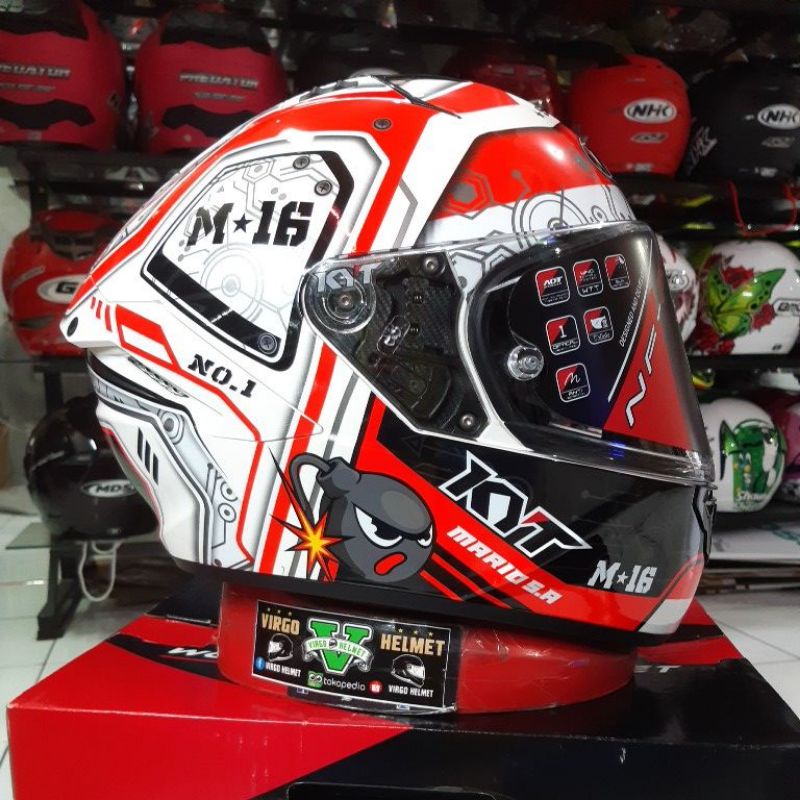 KYT HELM NFR SUPER MARIO ORIGINAL KYT NFR