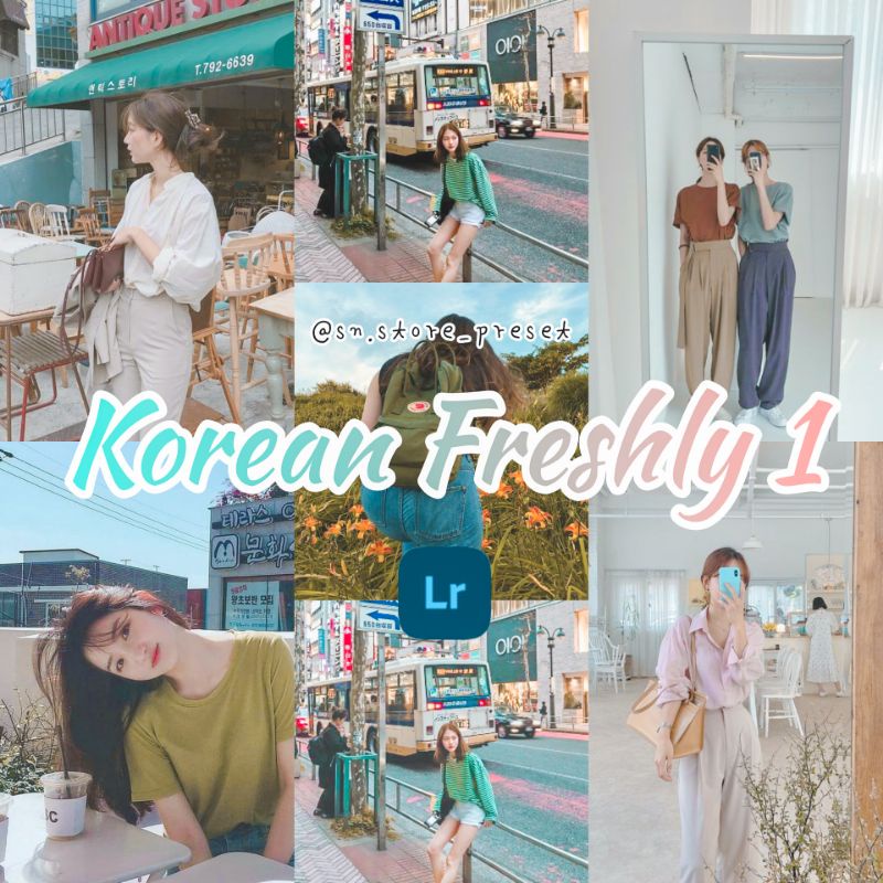 PRESET LIGHTROOM KOREAN FRESHLY 1 For IOS &amp; Android