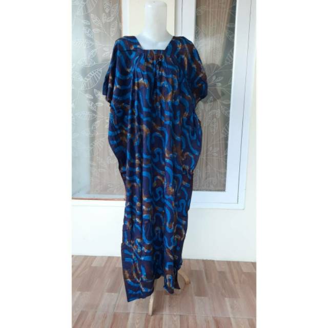 Daster Lowo Karet Biru