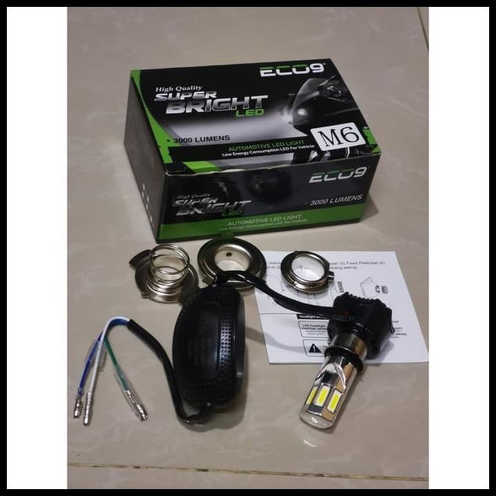 Lampu Led 6 Sisi Luminos Led M6 Eco 9 Universal Semua Motor Bergaransi