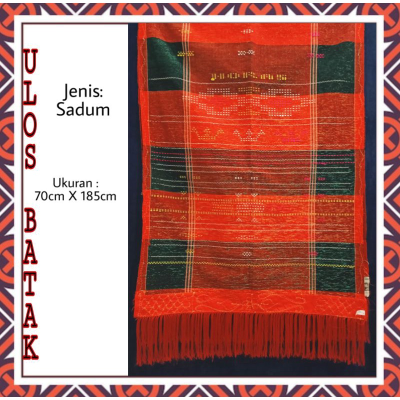 ULOS SADUM/ULOS BATAK CANTIK BESAR