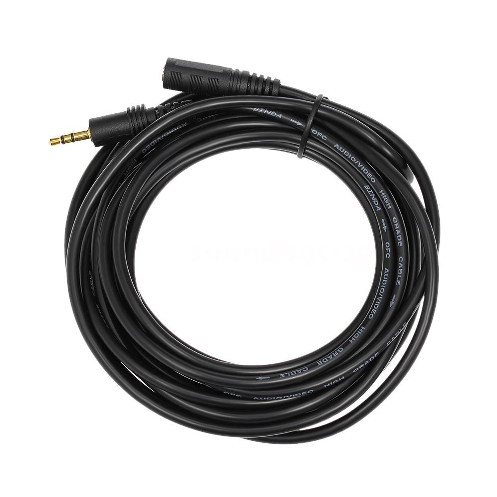 â«SGâ« 5 Meter Audio Extension Cable 3.5mm Jack Male to