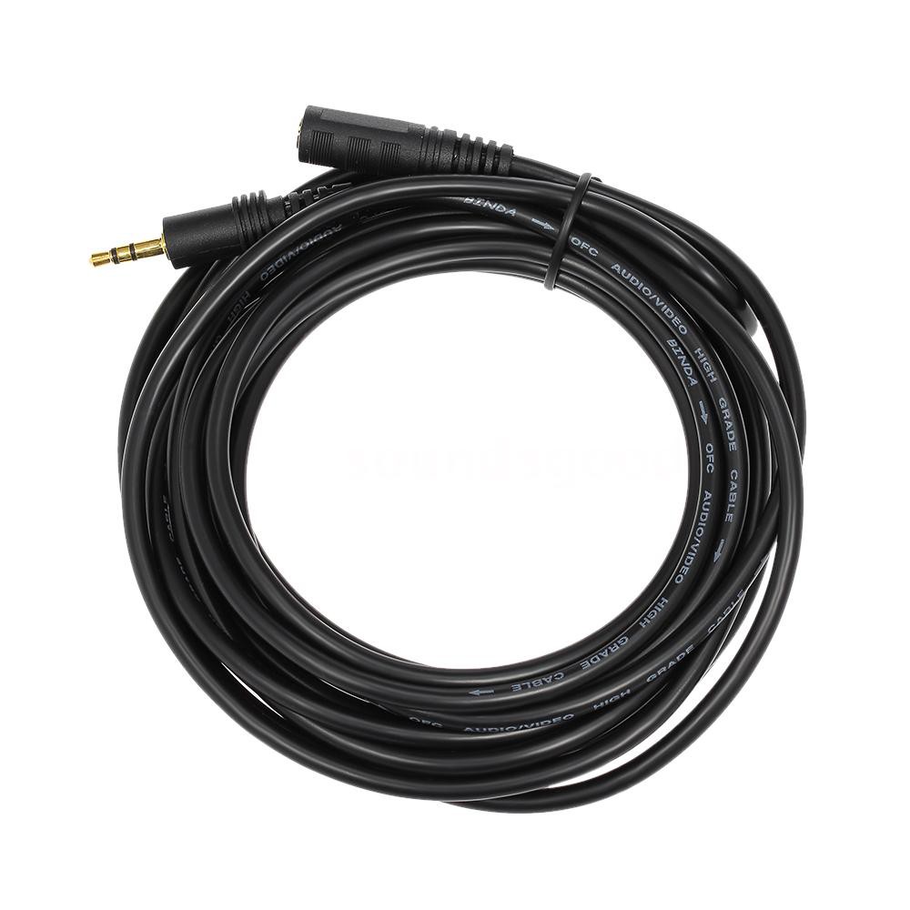 â™«SGâ™« 5 Meter Audio Extension Cable 3.5mm Jack Male to