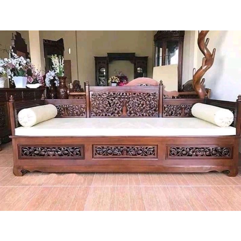 bale bale ukiran jati jepara/kursi bale bale kalpataru jepara/kursi jepara/bale bale tailand