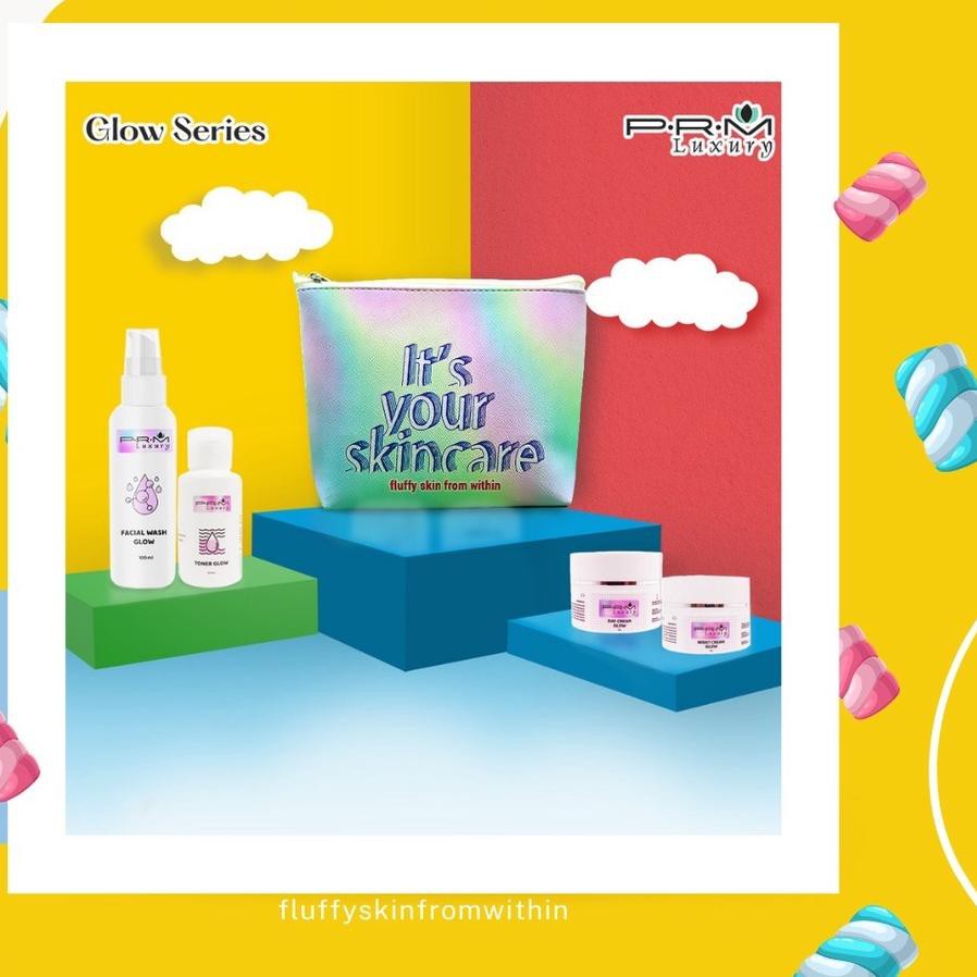 ۝ PAKET GLOW PRM LUXURY FREE POUCH ❃