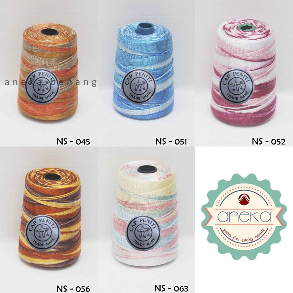 KATALOG - Benang Rajut Nylon Sembur Cap Peniti / Nylon Yarn