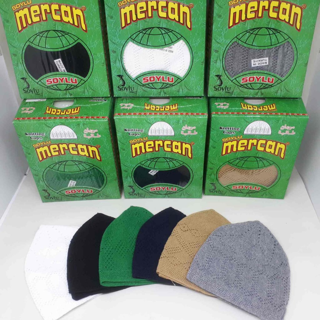 Peci Mercan Original Turkey - Kupluk Bulat / Kopyah