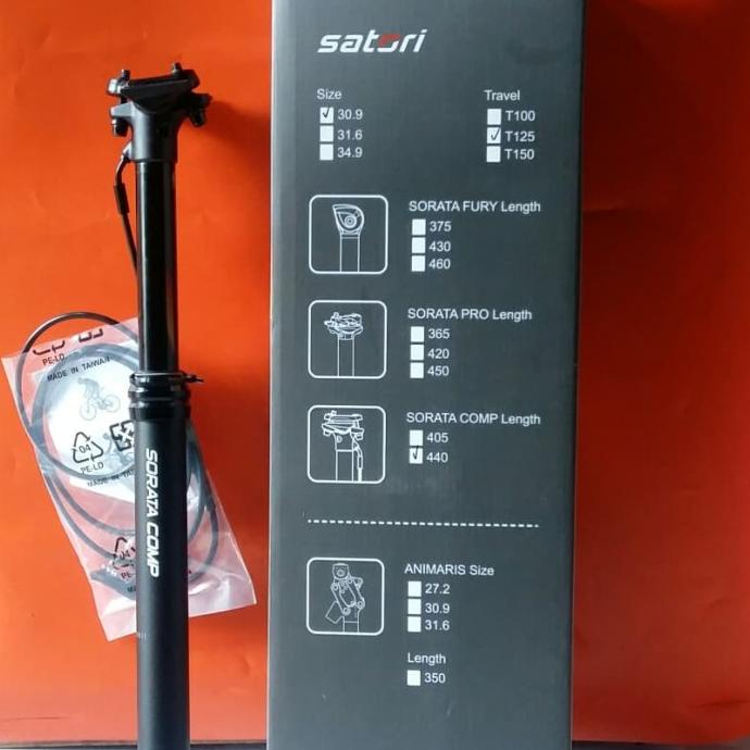 Seatpost Hidrolik Adjustable - Dropper Post Satori Comp Kabel Luar