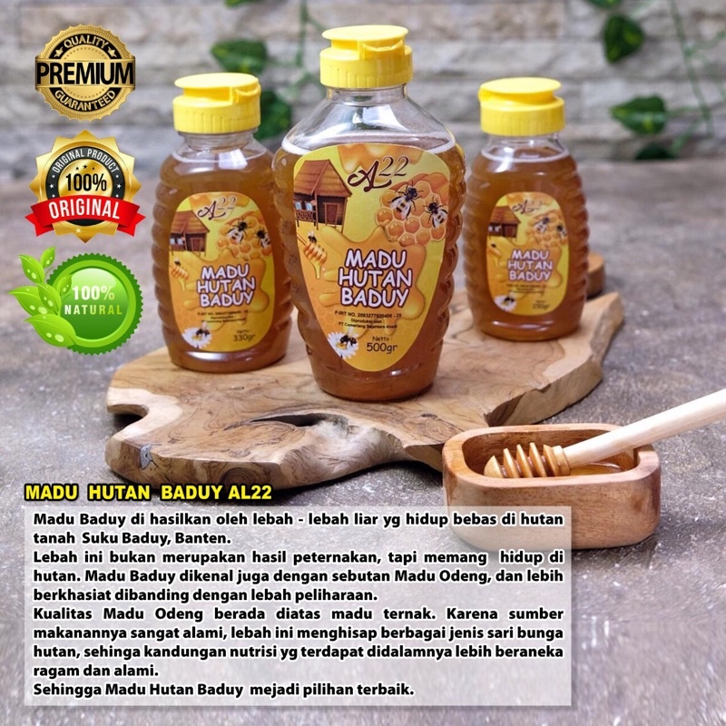 

Madu Hutan Baduy Banten AL22 | 330gram |Asli 100%